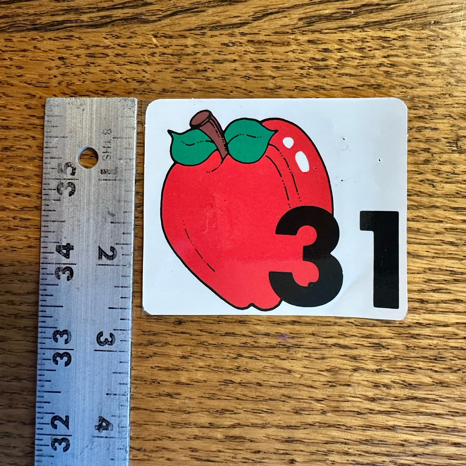 Vtg Carson Dellosa 90s 80s Calendar Pieces Apples September Back To School Retro