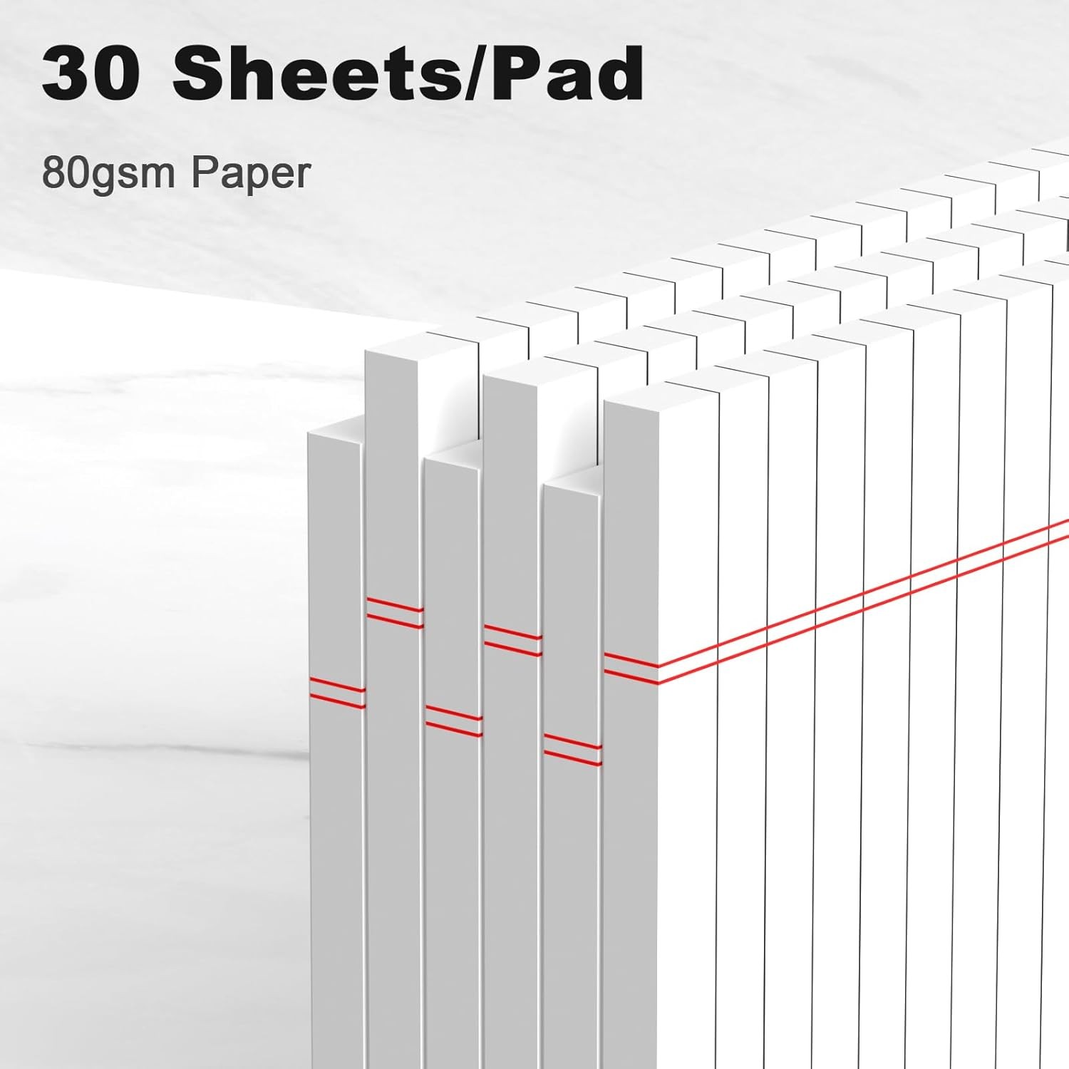 6pcs Small Note Pad 5×8 College Ruled Legal Pads Paper Notepads 6 Pack Study