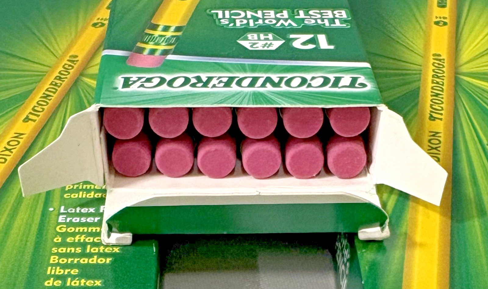 Dixon Ticonderoga Pencils No 2/HB Soft 3 Boxes 36 Count USA Made World’s Best