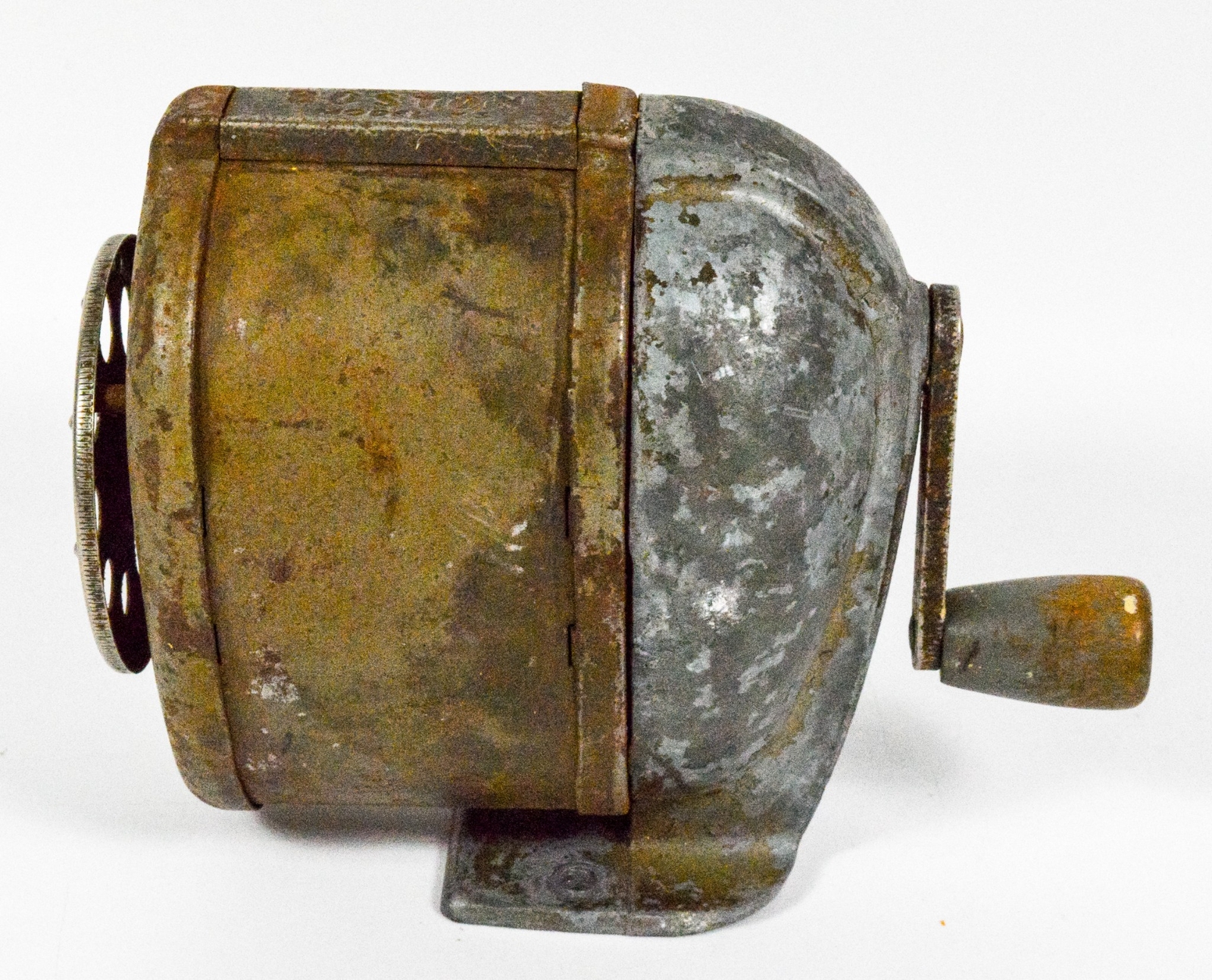 VTG Boston Model KS 8 Hole Pencil Sharpener Manual Handle Wal/Desk Mount