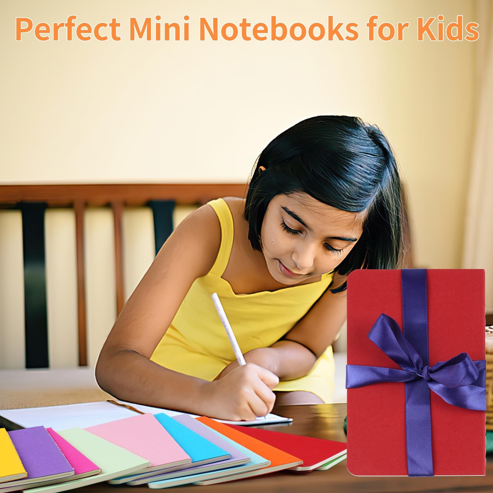 12 Pack Mini Pocket Notebook, 3.5 X 5.5 Inch Lined Small Journals for Kids, C…