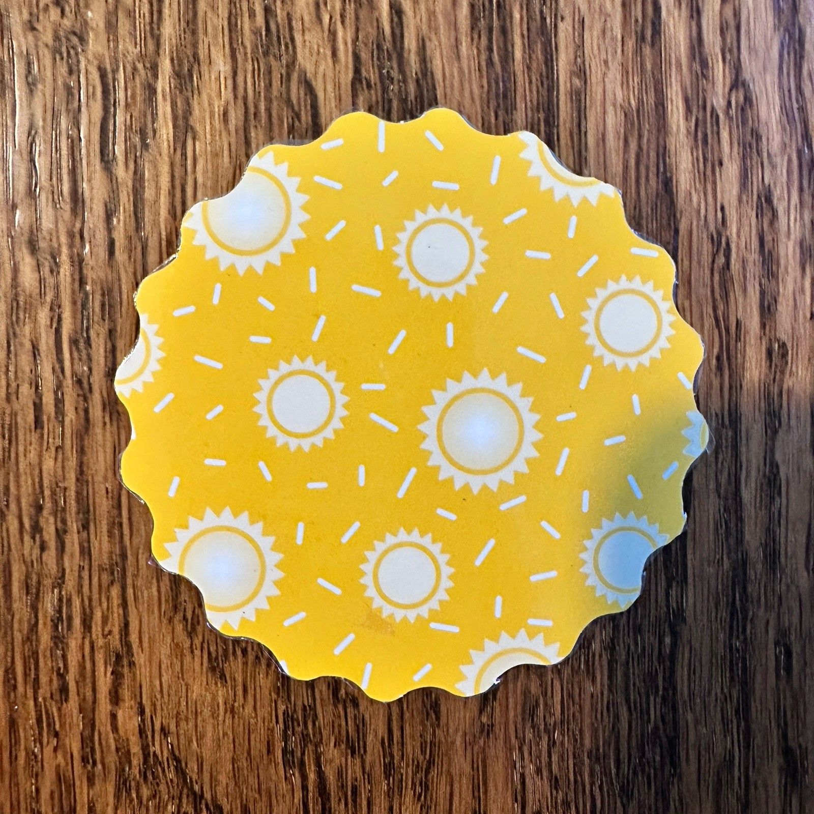 Vtg Carson Dellosa 90s Y2K Smiling Suns MINI Die Cut Cutout Set 17 Dopamine
