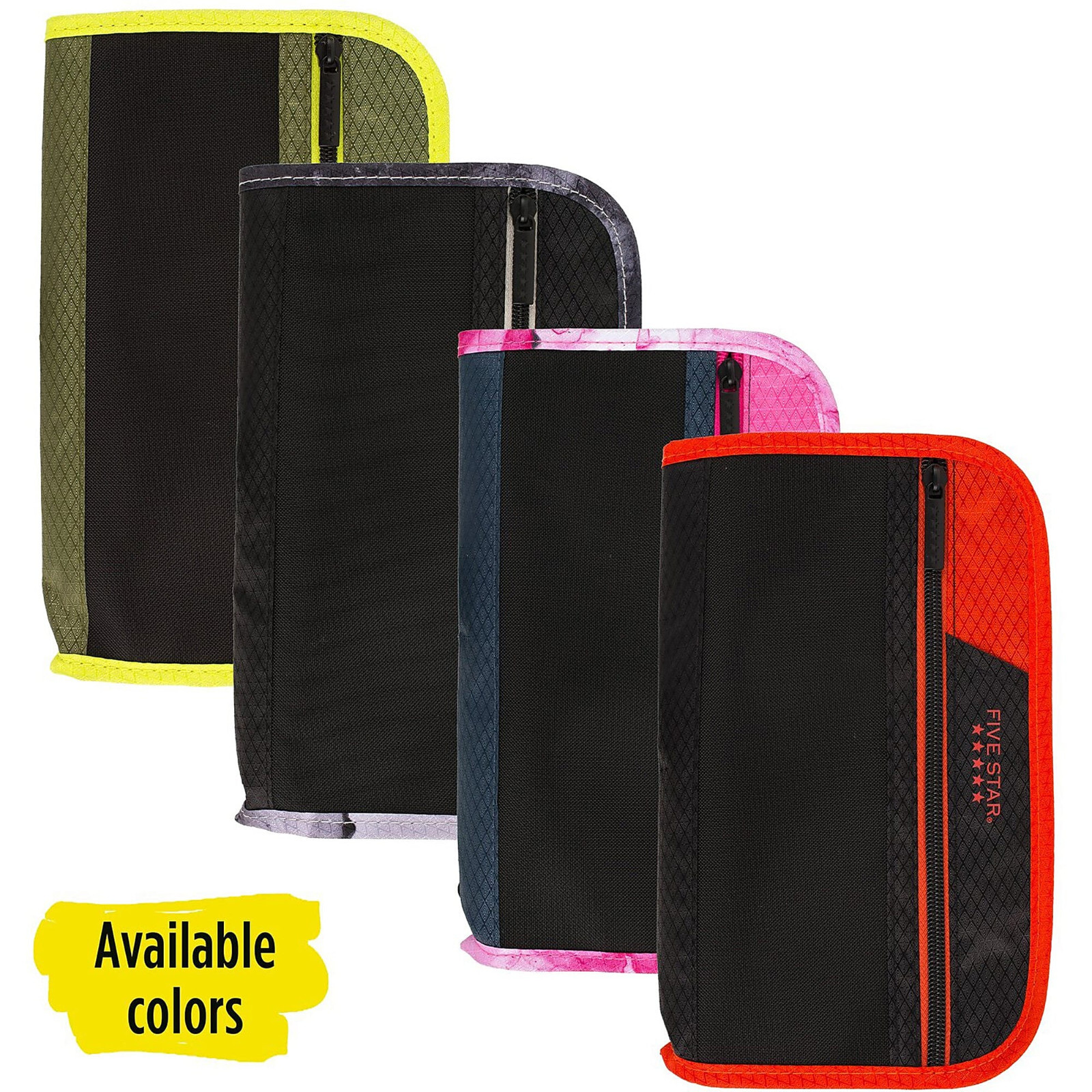 FIVE STAR® XPANZ® Pencil Pouch, Assorted Colors