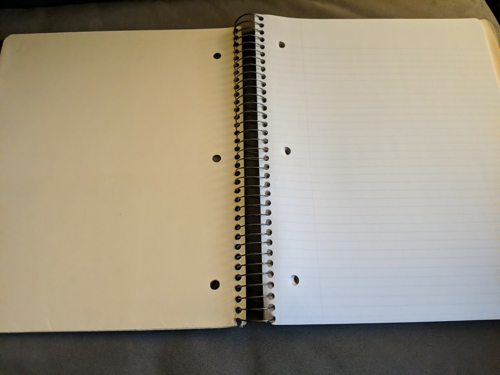 Boston University Ampad 4 Subject 11″ x 8 7/8″College Ruled Notebook, Blue #1