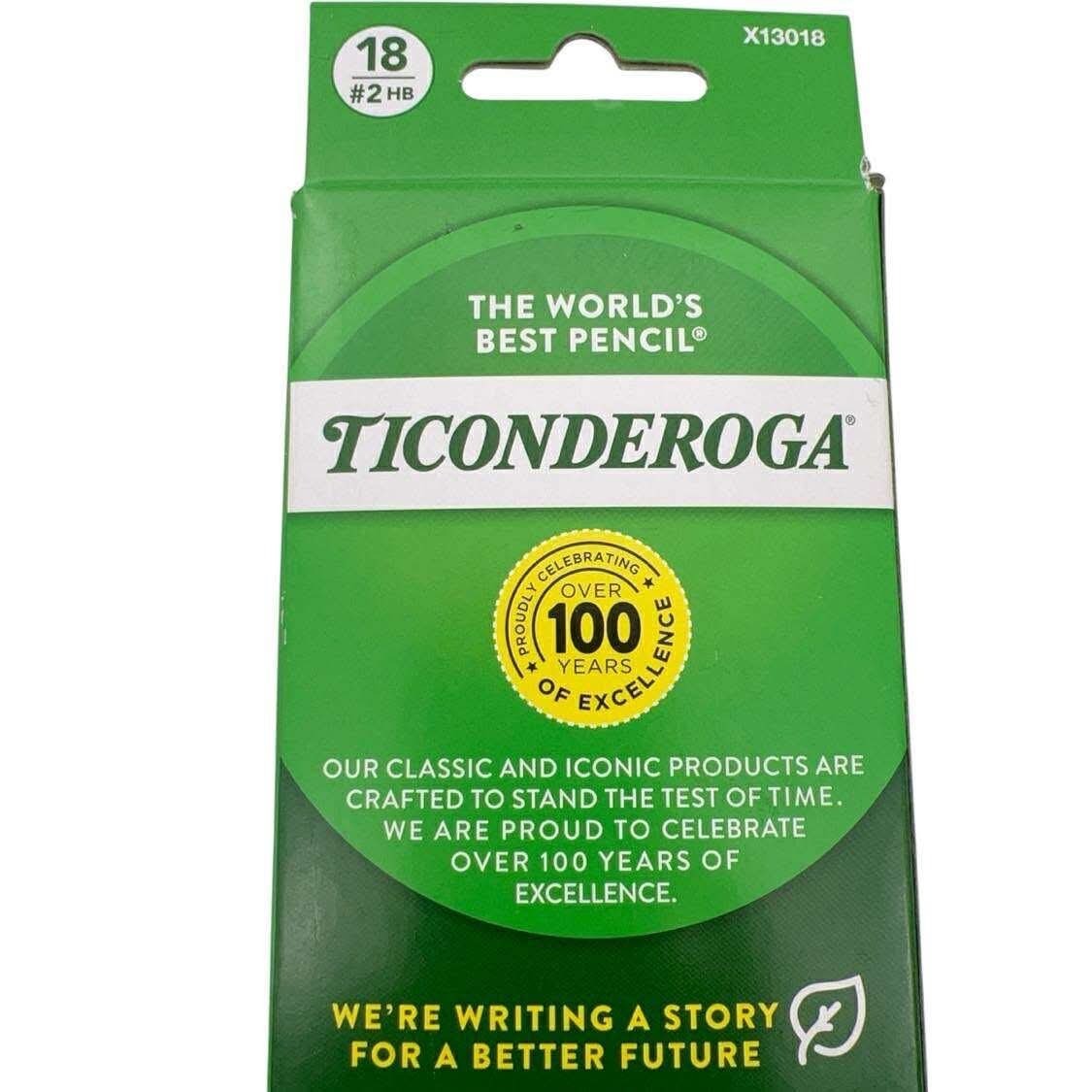Ticonderoga Neon Sharpened Pencils, 18 Count, #2 HB – Bright Colors