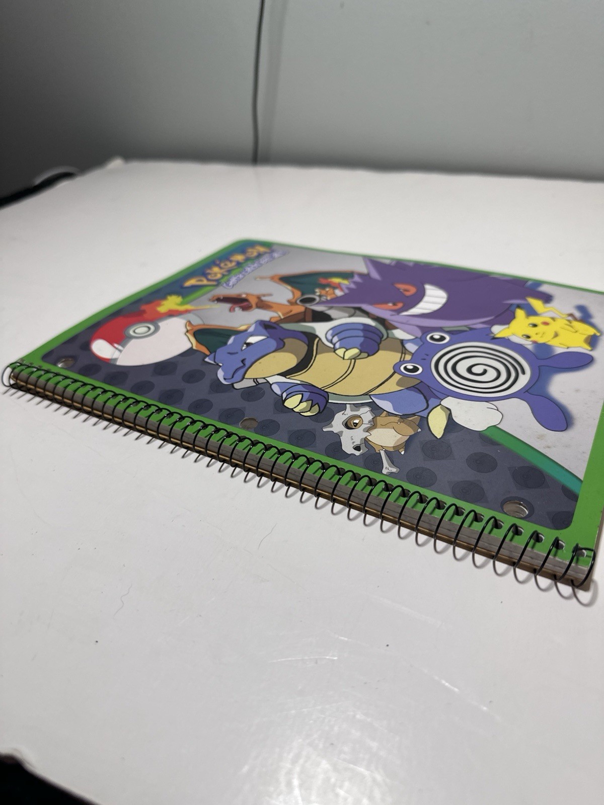 New Pokemon Nintendo 1998 Spiral Notebook Charizard Pikachu Blastoise Gengar