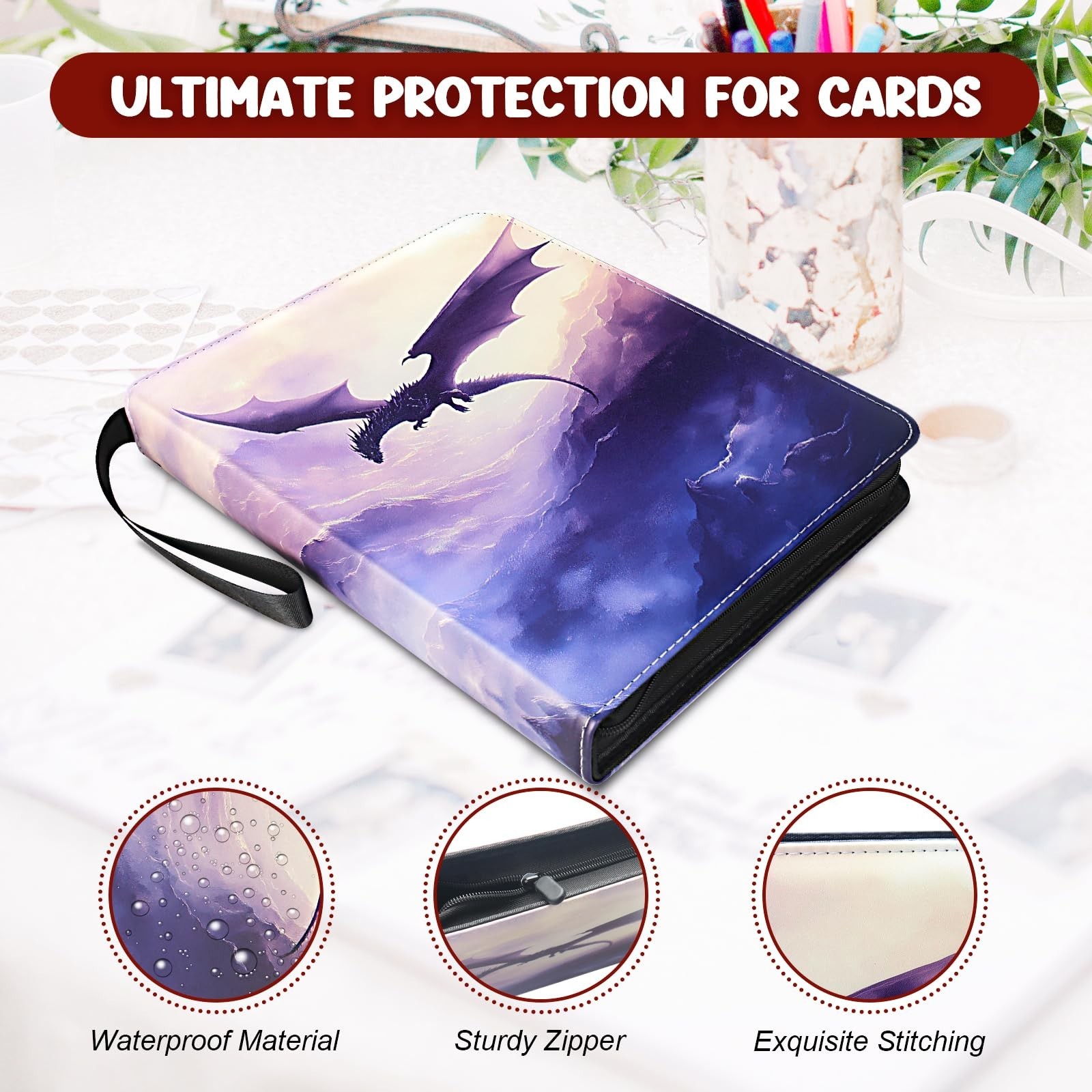 Card Binder 9 Pocket, Othran Trading Card Binder 900 Pockets Card Collection …