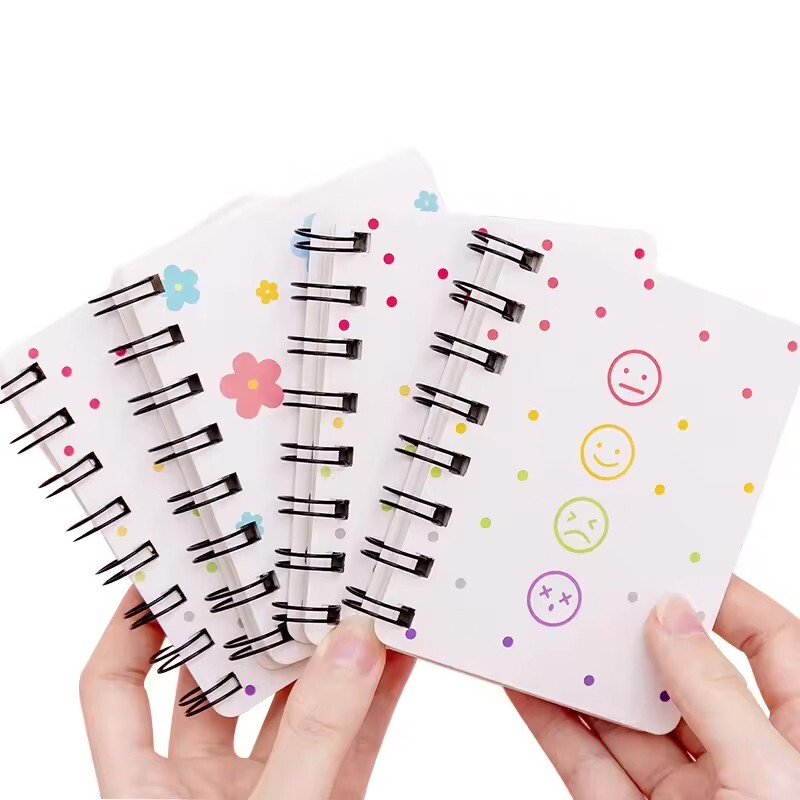 *****USA Seller***** 105 mm x 74 mm (A7) Cute Spiral Mini Notebook – 4 pieces
