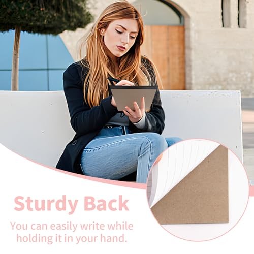 Legal Pads 5″ X 8″, 6 Pack Colored Note Pads, College Ruled Yellow Lined Paper