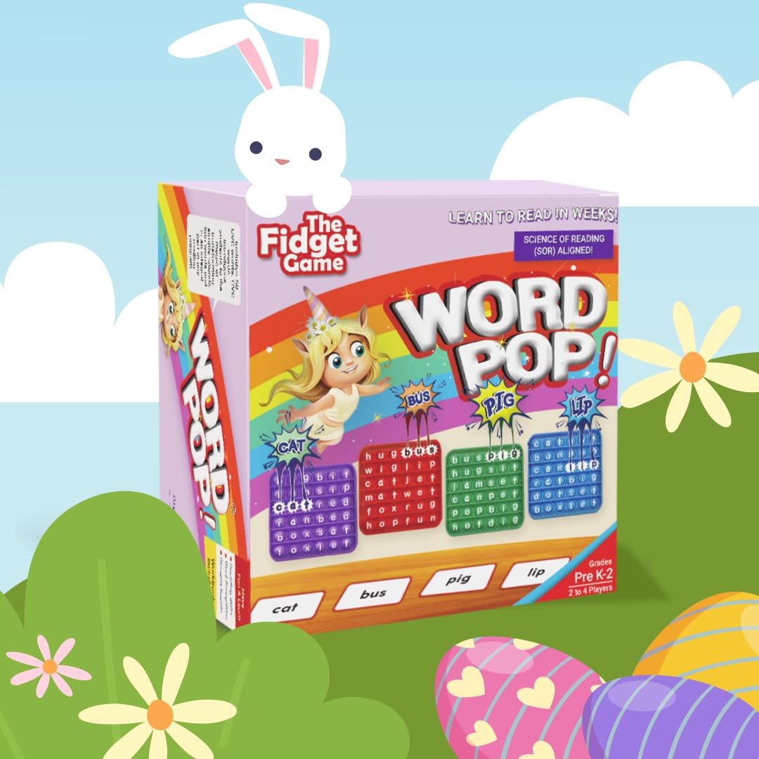 Word Pop, CVC Word Games for Kids 4-6 – Learn to Read in Weeks – Multisensory…