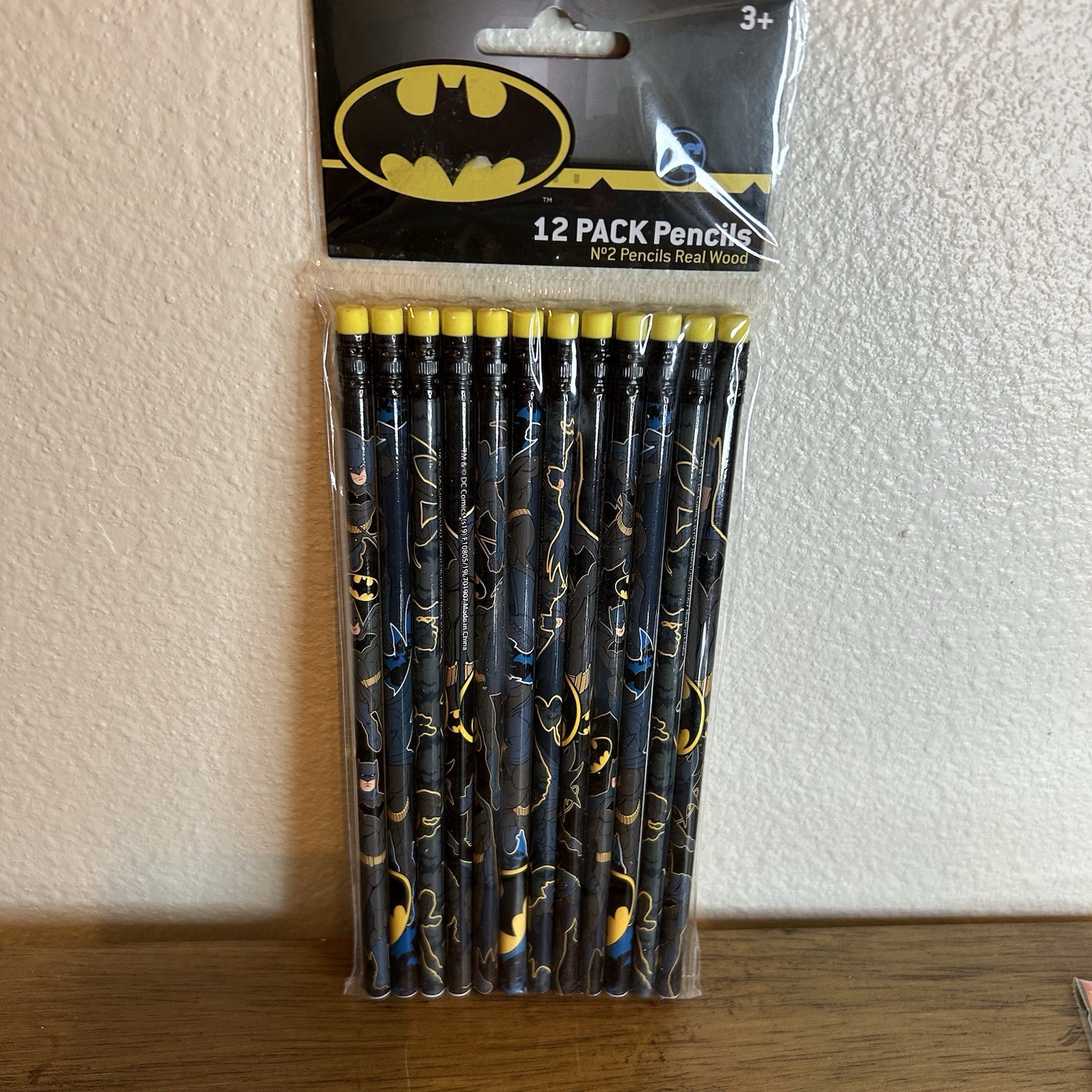 New WB DC Comics Batman Pencils 12 Pack Number 2 Cartoon D1