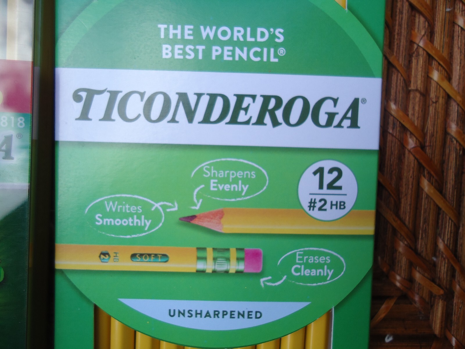 3 Ticonderoga Assorted Packs #2 HB Sharpened Pencils The Worlds Best Pencil 60ct
