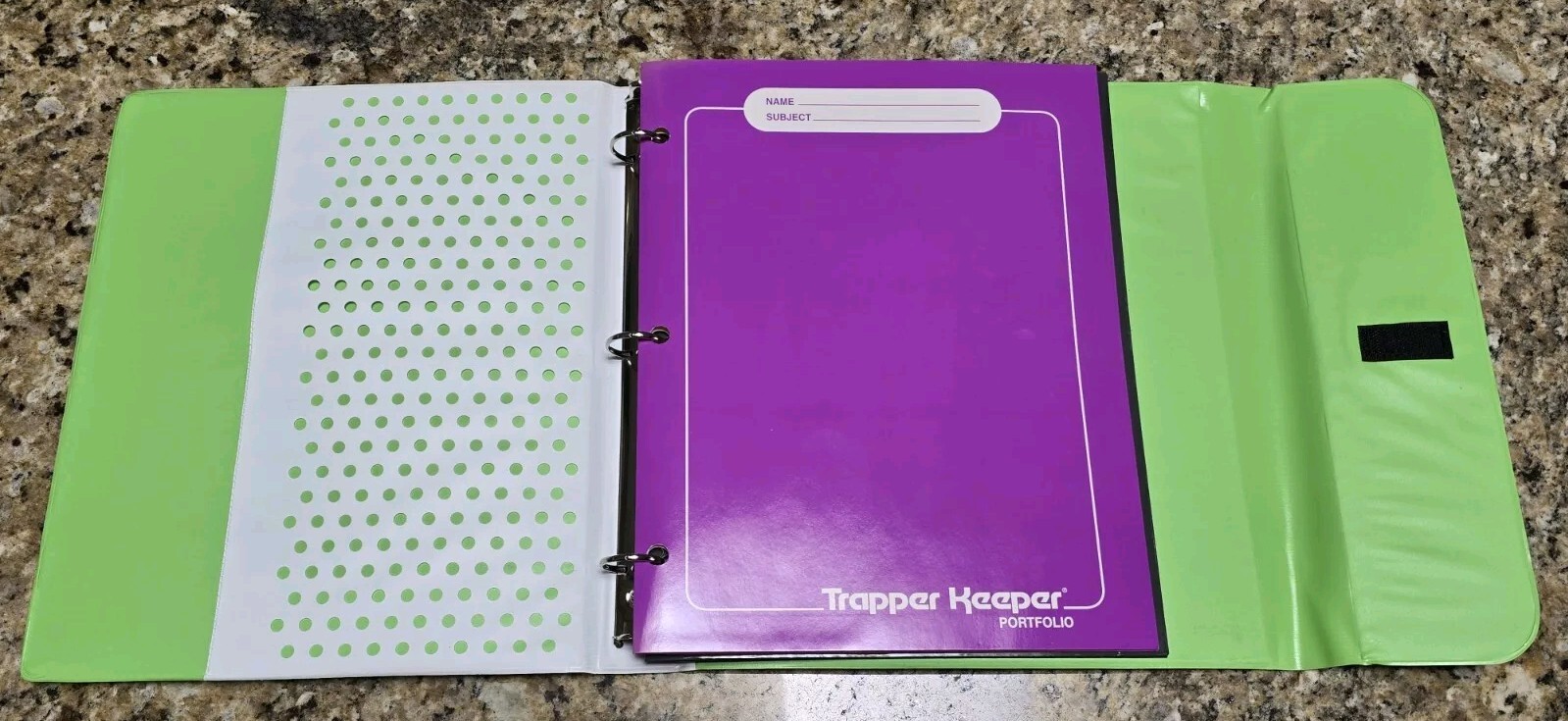 2021 Mead Trapper Keeper RETRO Binder Portfolio 90s Vibes Boombox Cheetah Print