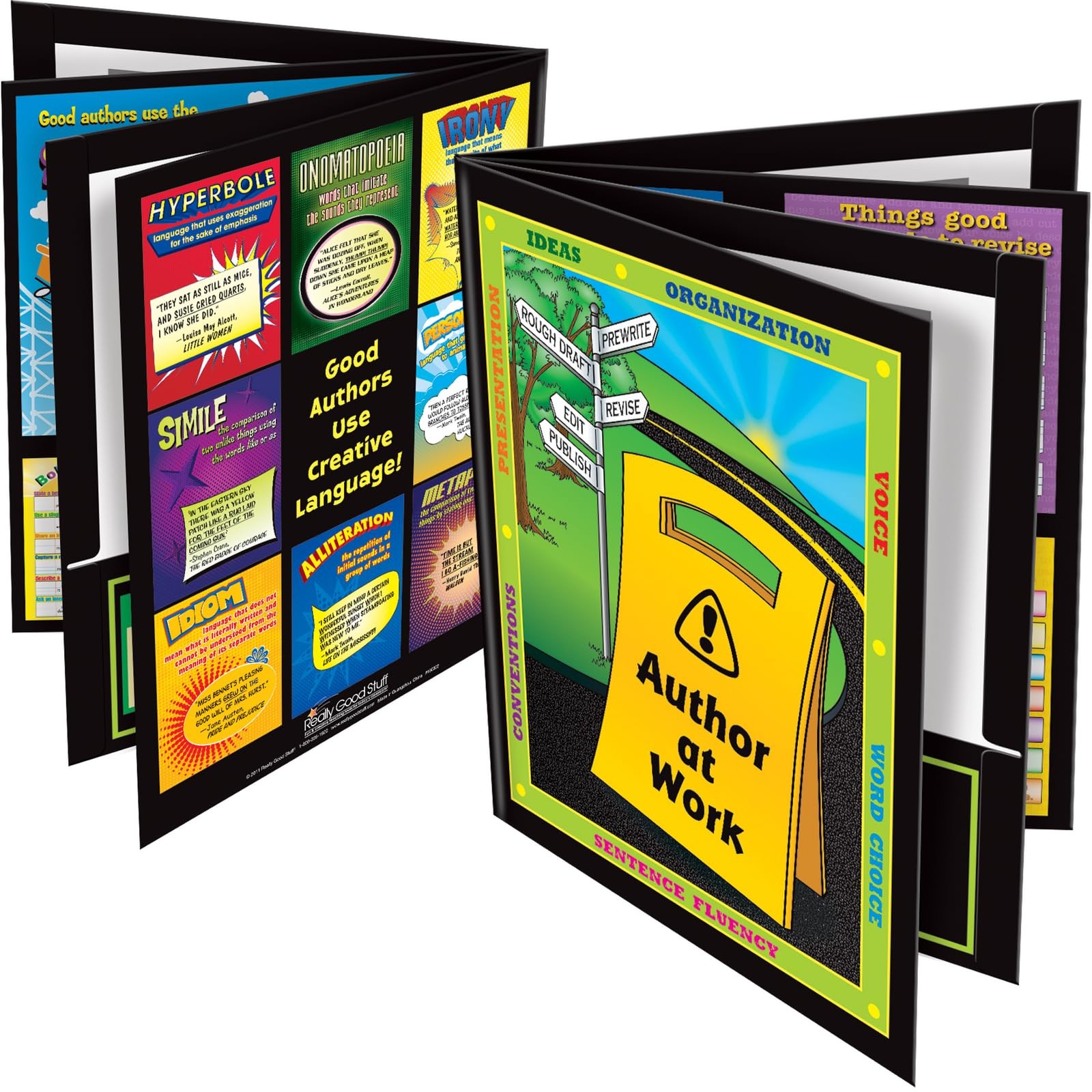 Really Good Stuff Author At Work 4-Pocket Student Folders – Set Of 12 160022