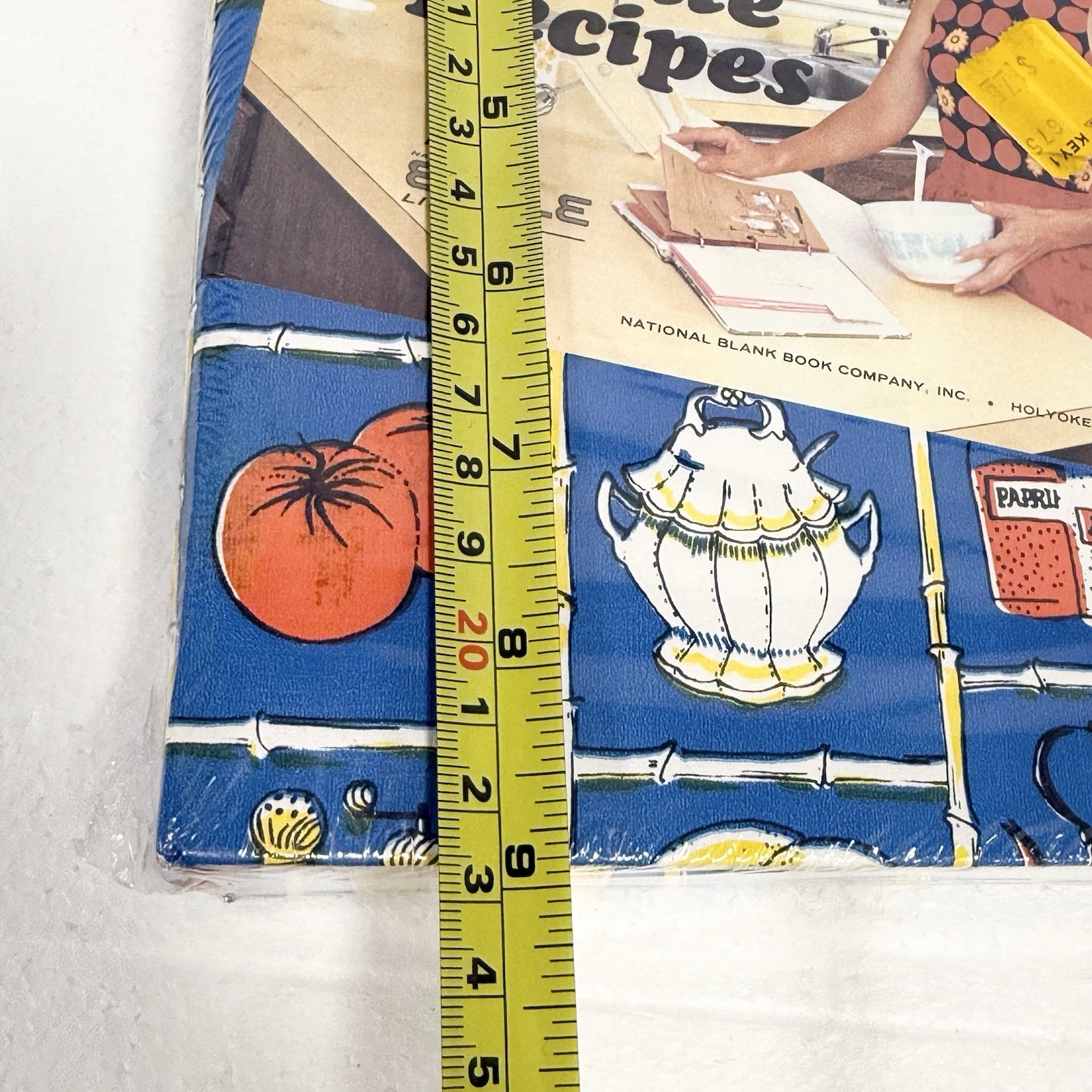 Vintage My Favorite Recipes Binder Eagle National Blank Book Retro MCM Kitchen