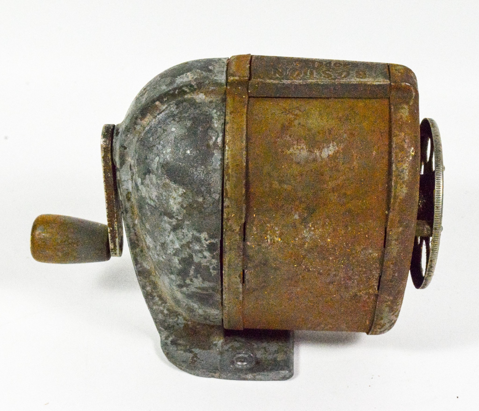 VTG Boston Model KS 8 Hole Pencil Sharpener Manual Handle Wal/Desk Mount