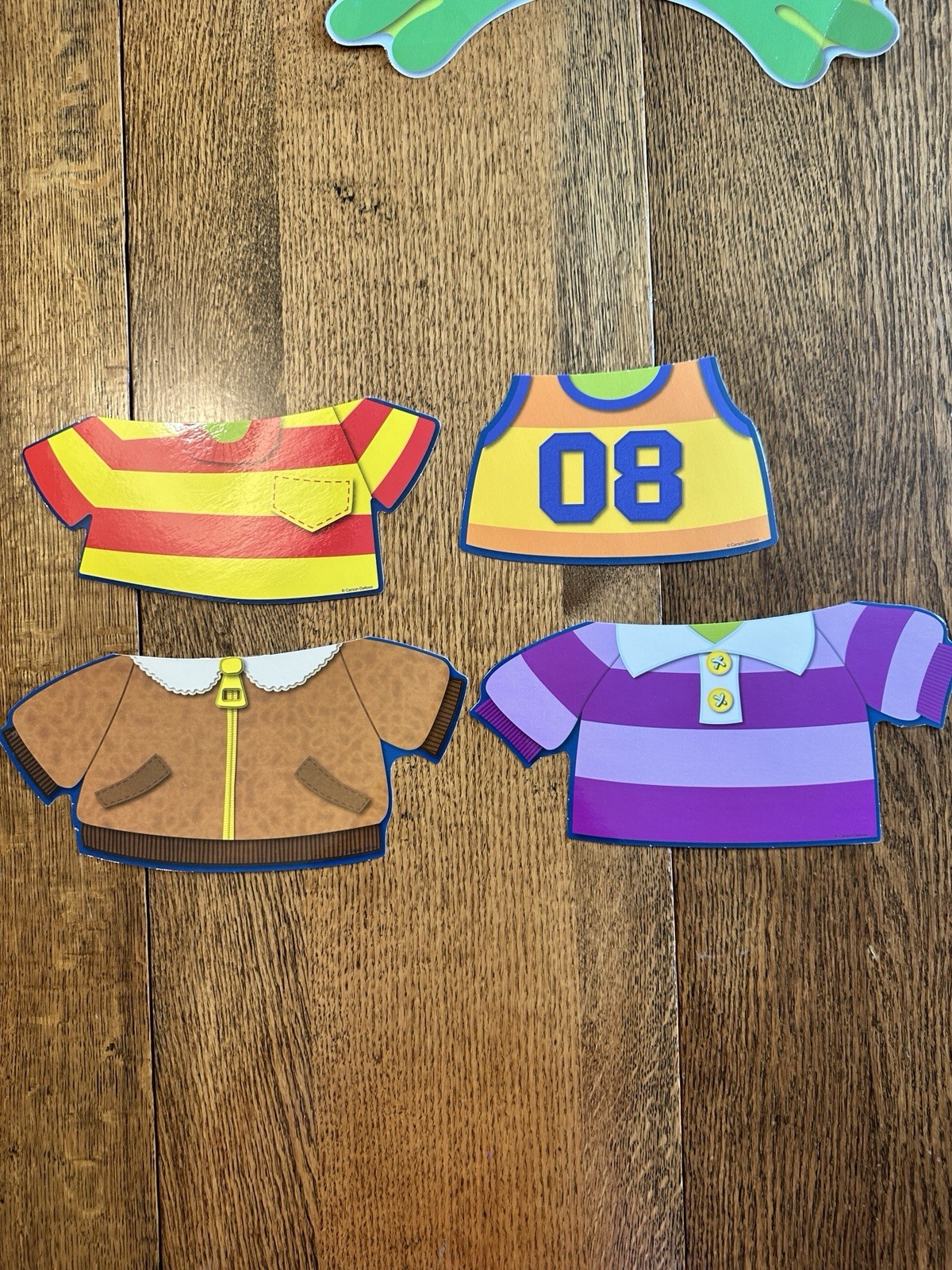 Carson Dellosa Funky Frog Weather Dress Up Bulletin Board Set Calendar Classroom