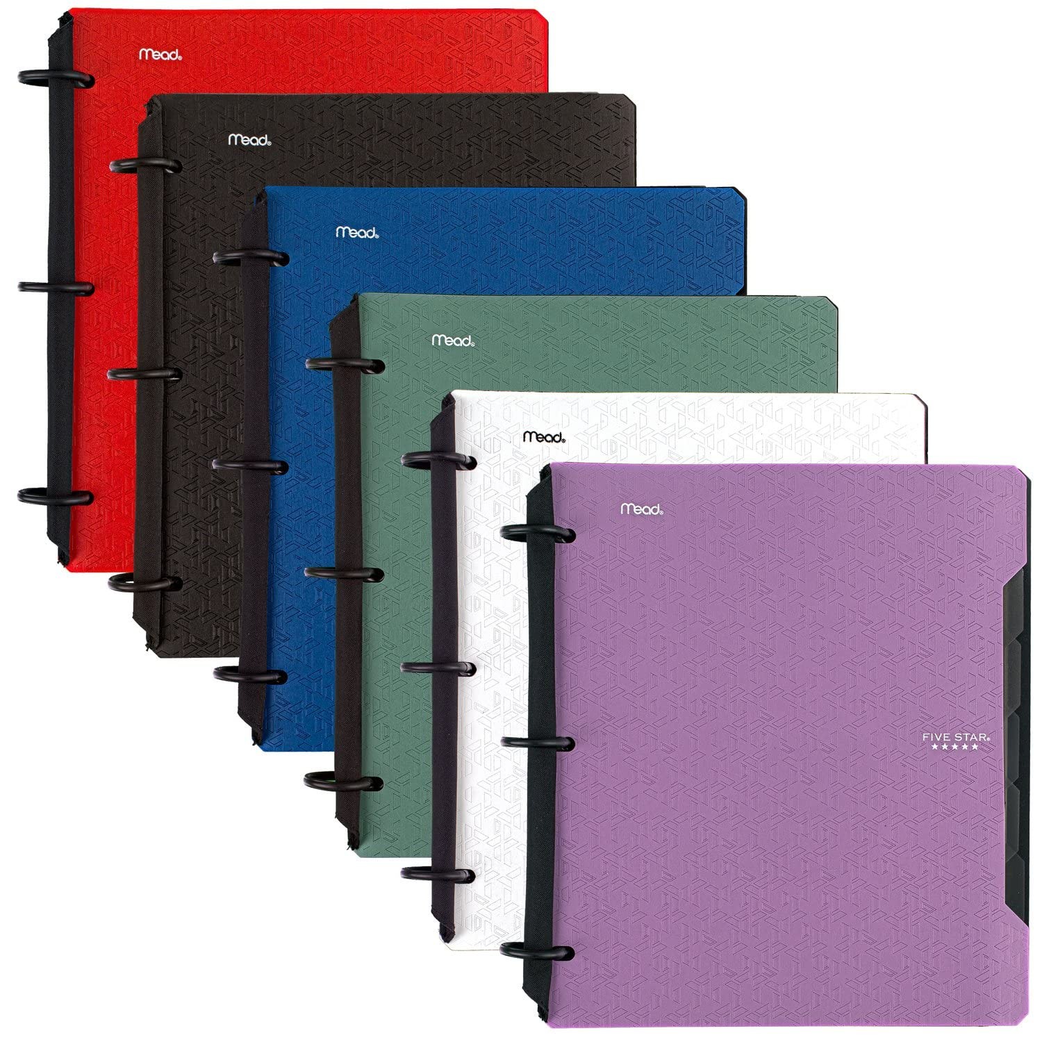 Five Star Flex Refillable Notebook + Study App, College Ruled Paper, 1 Inch