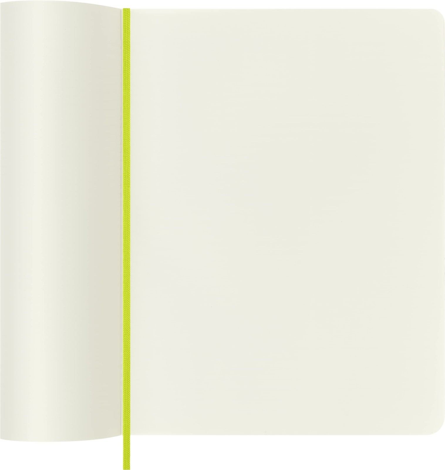 Moleskine Classic Notebook Soft Cover Xl 7.5 X 9.5 Plain/Blank Lemon Green 192
