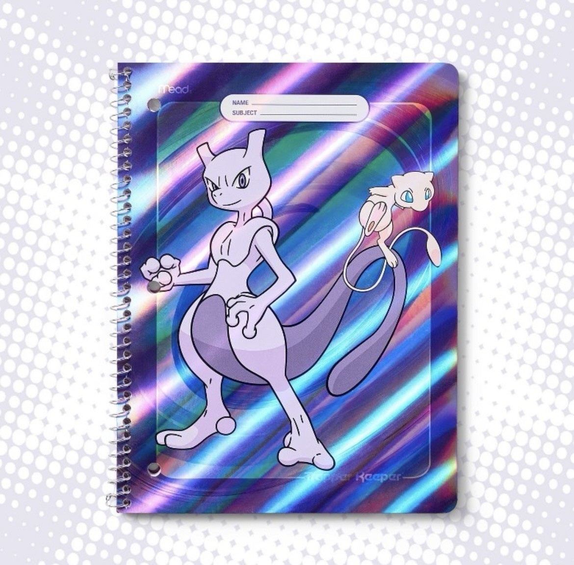 Trapper Keeper Notebook Mew 80 Pages – Pokémon x Target Mead 8″x10.5″ College