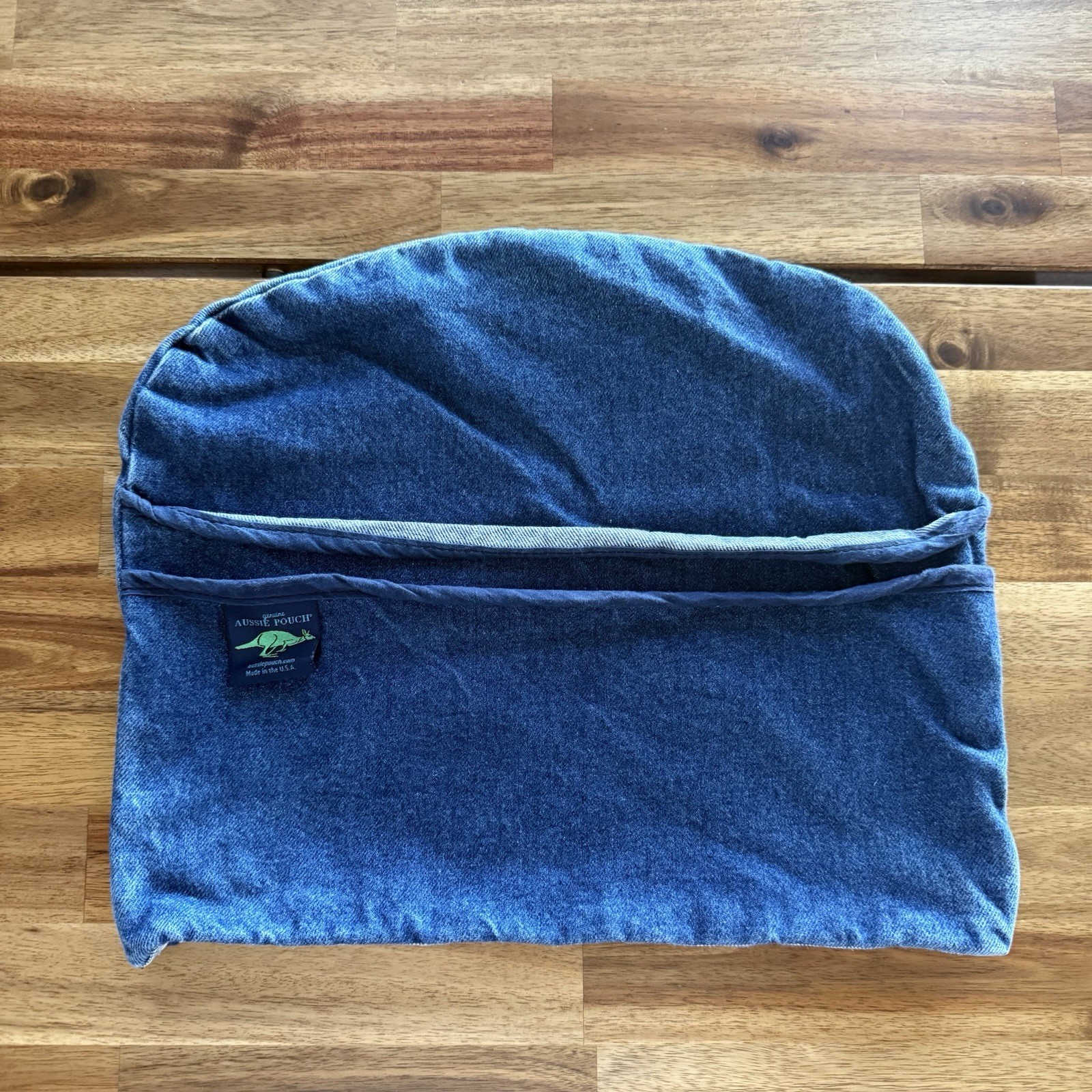 Genuine Aussie Pouch Chair Pocket Organizer Denim Blue USA Made LOT OF 4 School