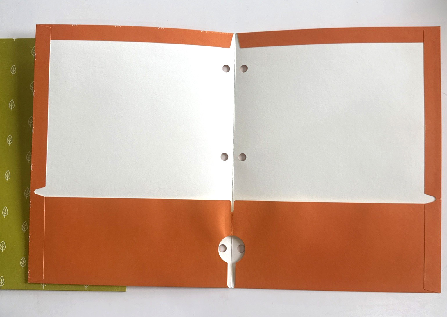 Lot of 16 Mead 3-Hole 2-Pocket Portfolio Folders 12″ x 9 3/8″ “We Mean GREEN”