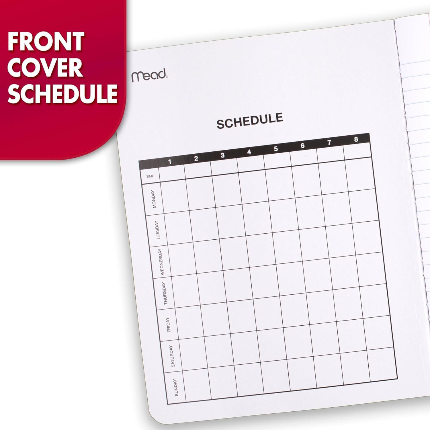 Composition Notebook, Wide Ruled Paper, 7-1/2″ x 9-3/4″, 100 Sheets, Black Marbl
