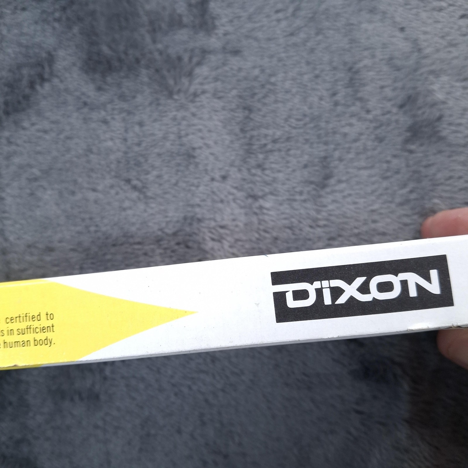 Vtg Dixon Ticonderoga No 2-5/10 Medium Yellow Pencils Dozen USA 1388