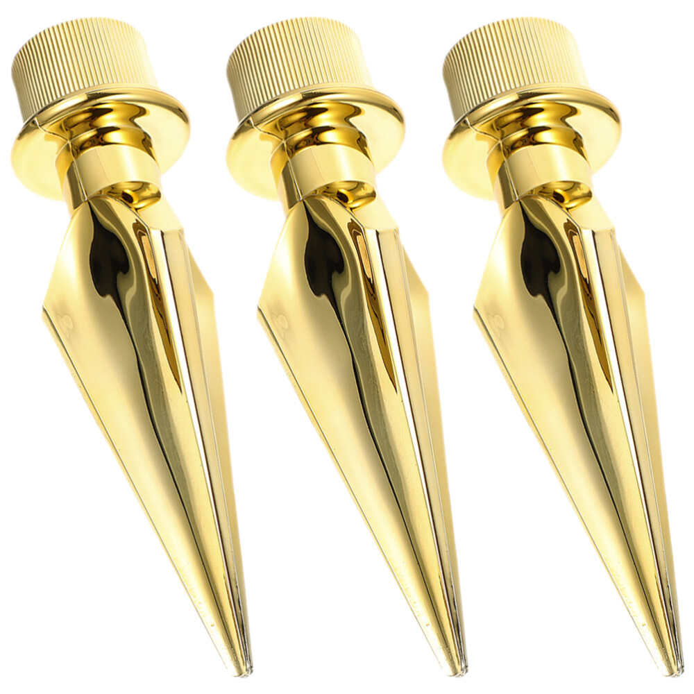 3pcs Flag Heads Flag Topper Flag Pole Heads Flag Pole Toppers for Outdoor Indoor