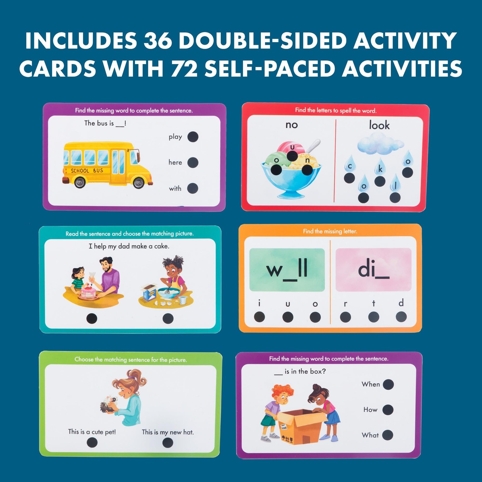 Educational Insights Hot Dots® Sight Words Card Set – Learn to Read Activit