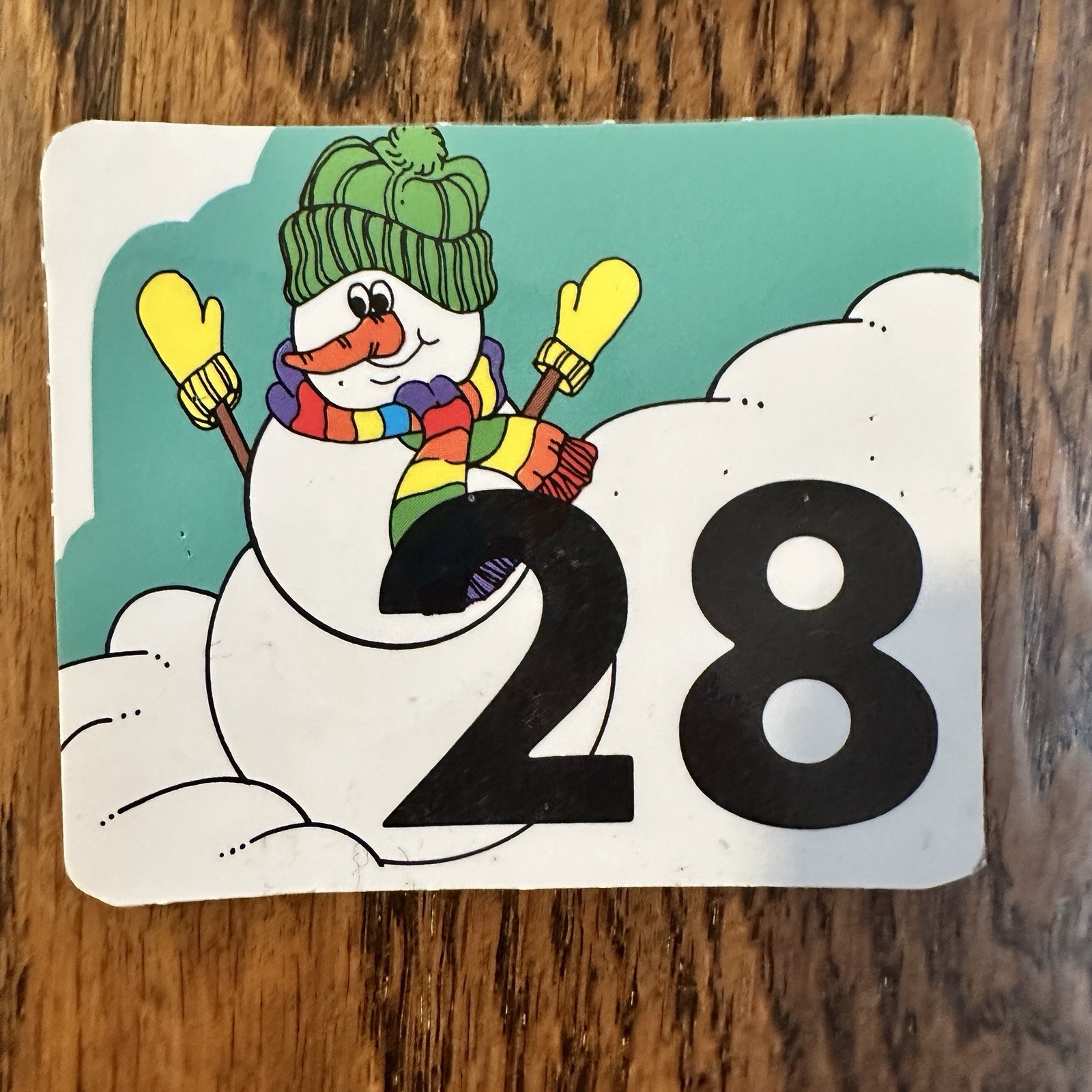 Vtg Carson Dellosa 80s 90s Calendar 3 INCOMPLETE SETS Snowmen Reindeer Rainbows