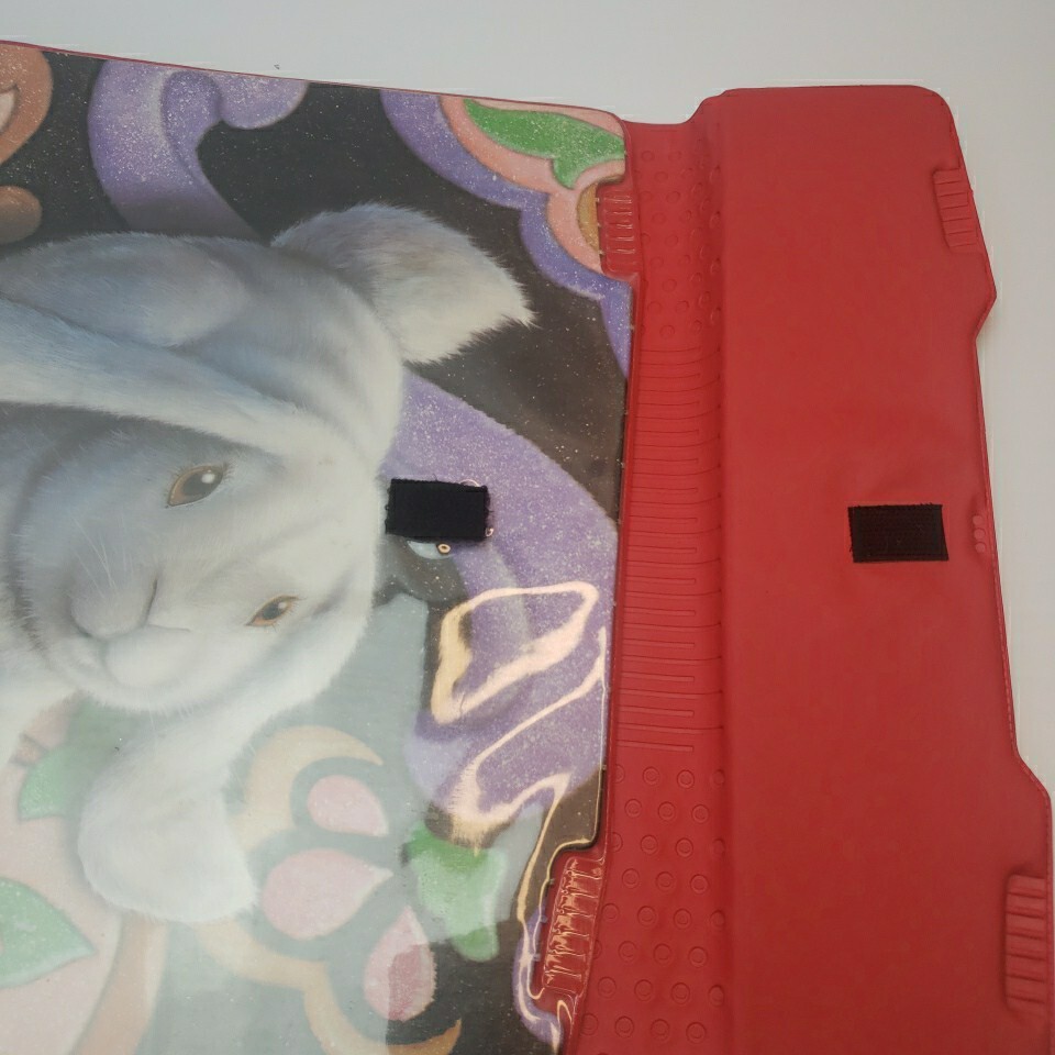 1992 Mead Trapper Keeper Notebook White Lop Bunny Rabbit Vintage 1990s #29096