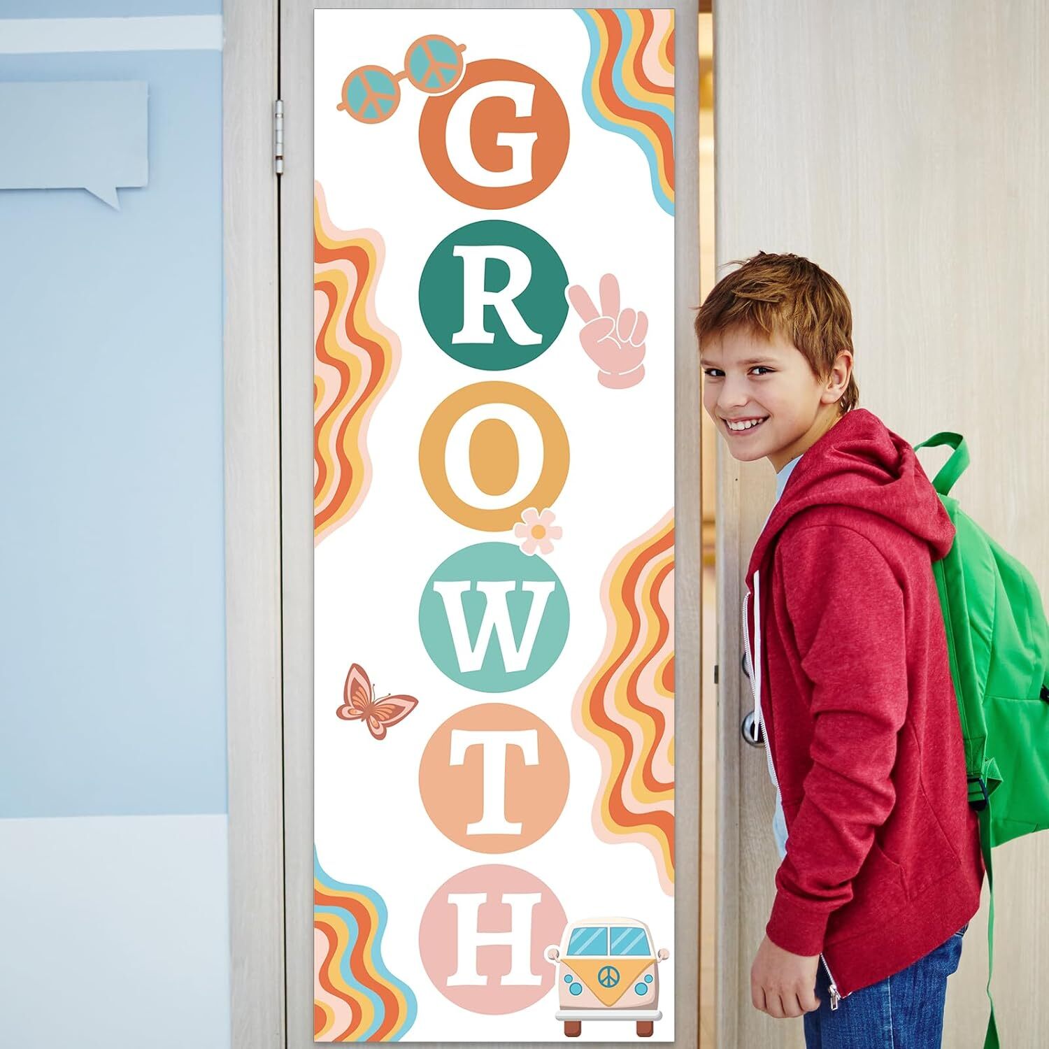 Growth Mindset Posters for Classroom Motivational 13.78×8.66inches, Colorful