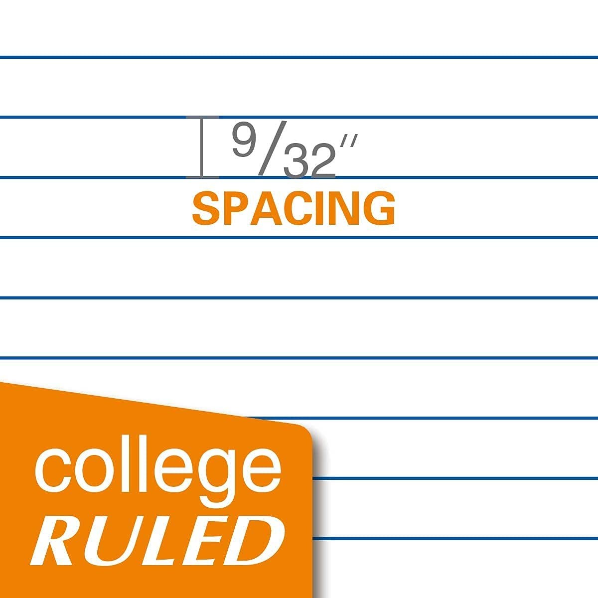 College Ruled Composition Notebook Set 4 Pads 100 Sheets 9.75×7.5 USA Made