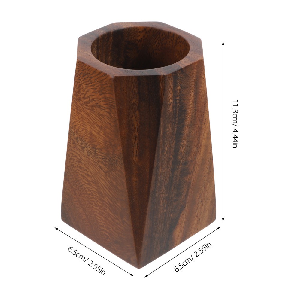Wooden Kitchen Utensil Holder Pen Display Stand Pencil Holders for Desk