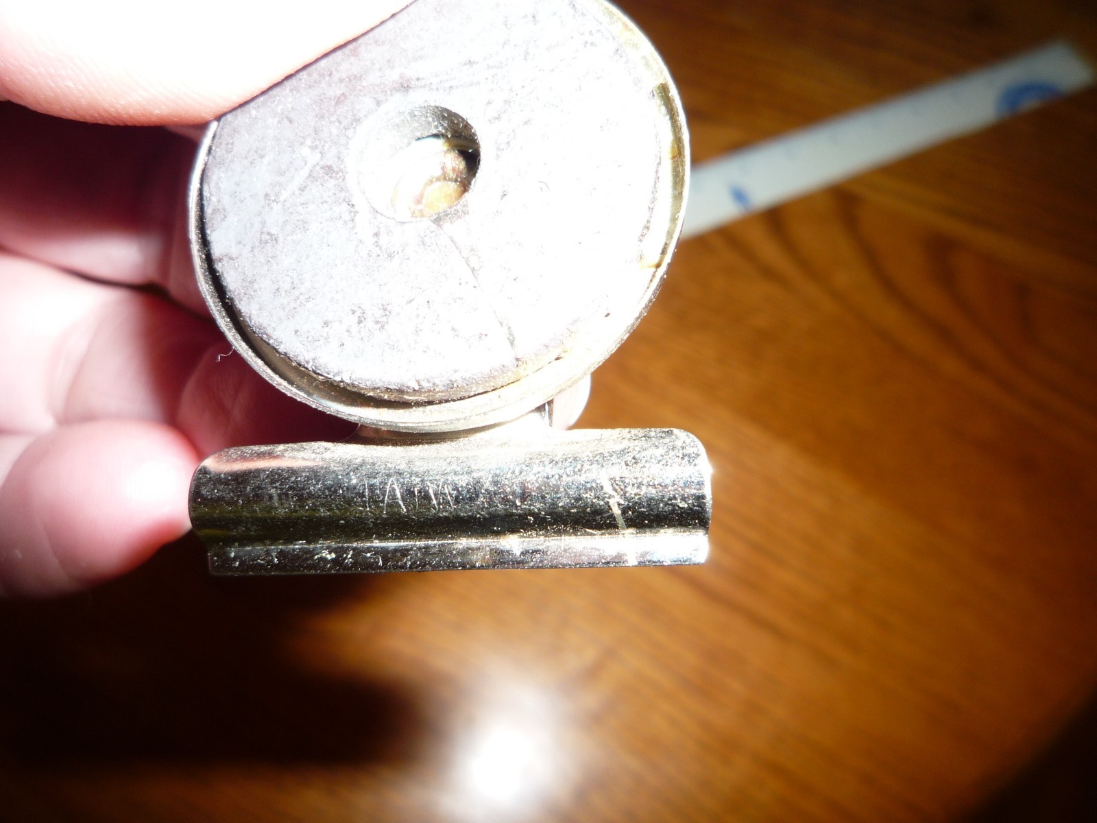 2 Vintage Metal Magnetic Paper Binder Clamps Medium and Small