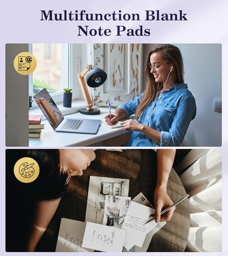 Notepads 3×5, 6 Pack Small Note Pads, Server Note Pads, Scratch Pads 3×5, Memo