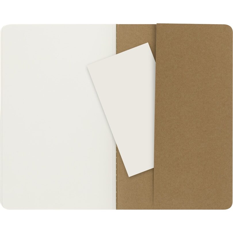 Moleskine Cahier Journal, Plain/Blank, Soft Cover, Large (5″ X 8.25″), Kraft Bro