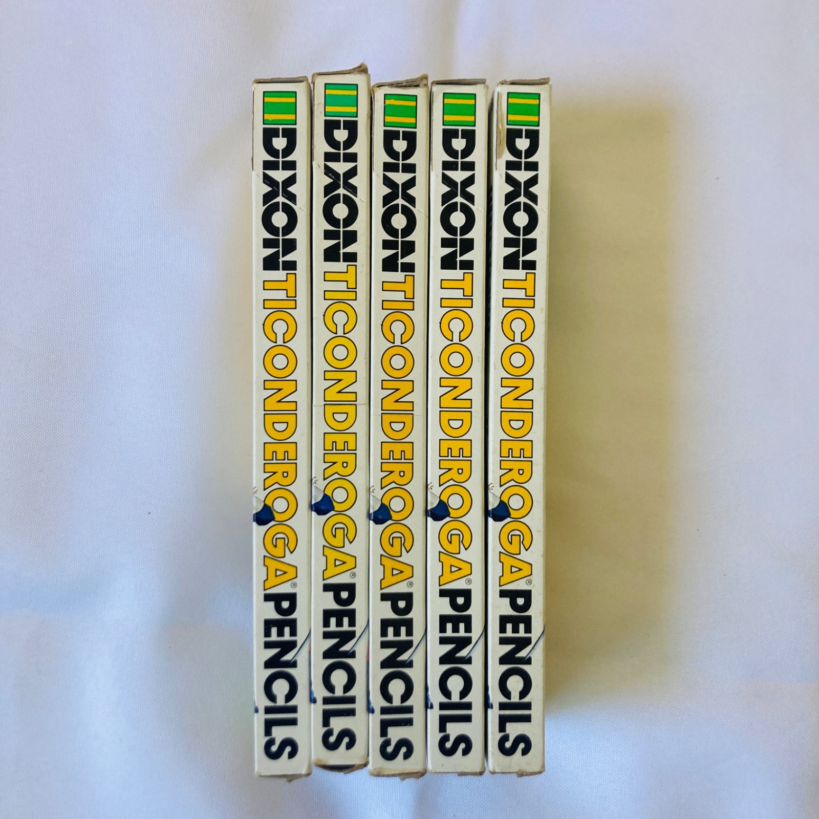 Vintage Dixon Ticonderoga 1388 No. 2 Soft Pencils Lot of 5 Pack 60 Total Pencil