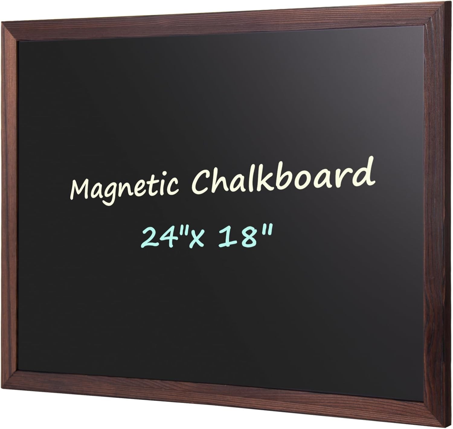 Comix Magnetic Chalkboard 18×24 Inch Wooden Frame Blackboard Kids Home Kitchen