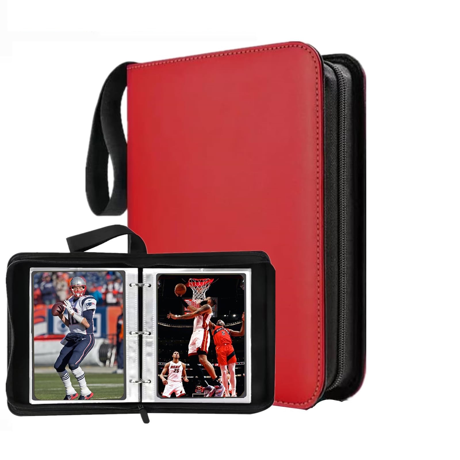 Mini Card Binder 1-Pocket – Super Lightweight Zipper Binder Holds 80+ Trading…