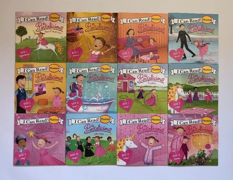 Pinkalicious Childrens Books I Can Read Phonics Lot 12