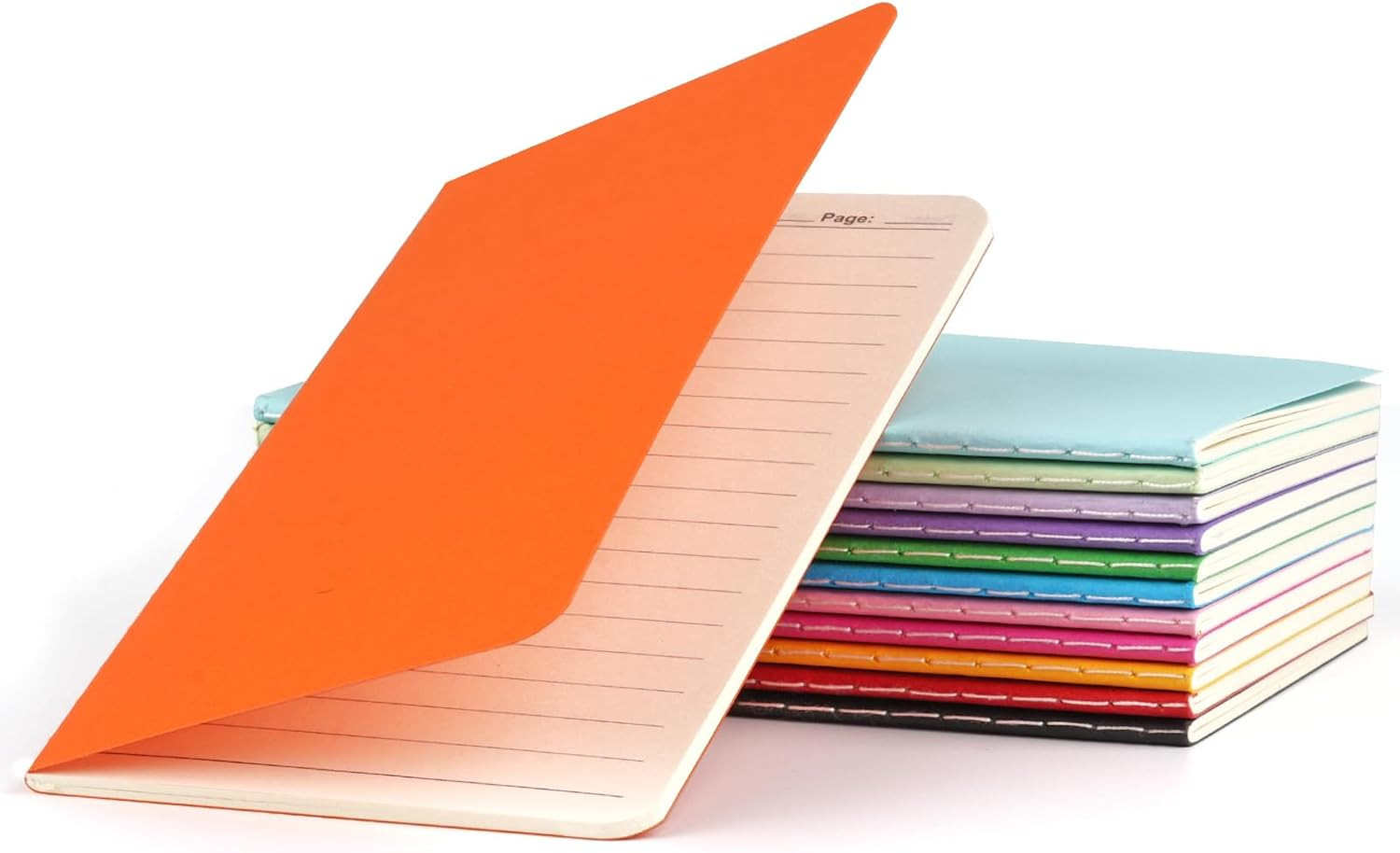12 Pack Mini Pocket Notebook, 3.5 X 5.5 Inch Lined Small Journals for Kids, Colo