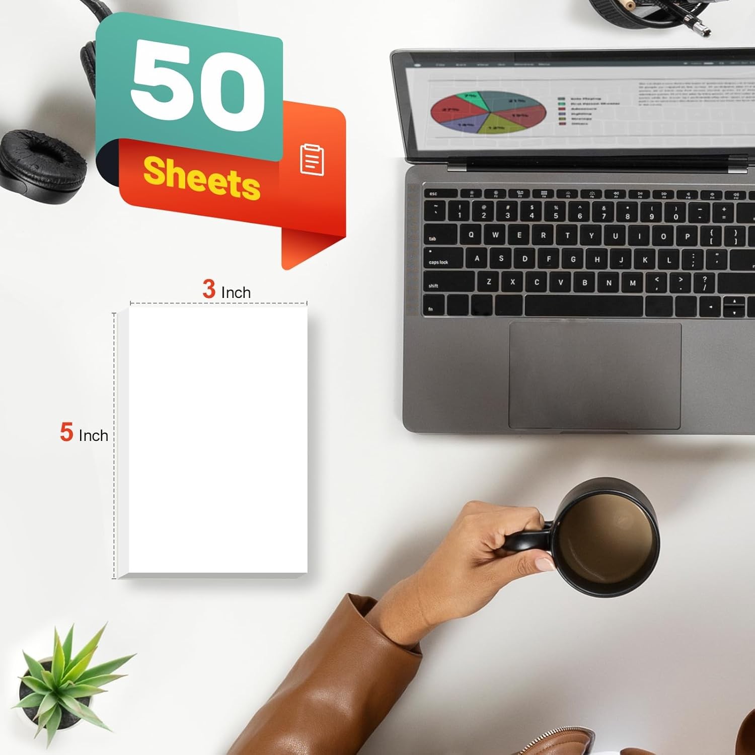 3″ x 5″ Note Pads – Memo Pads – Blank Scratch Pads – Small Notepad Writing Pads