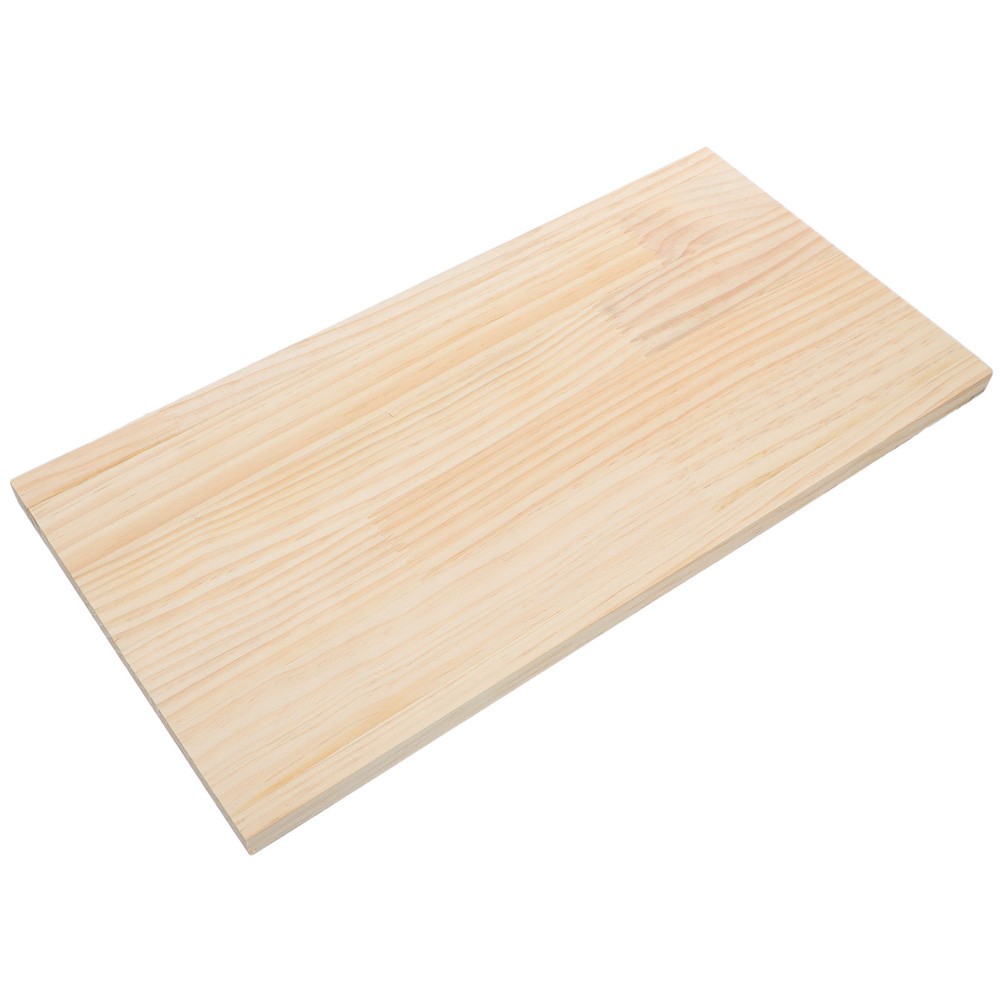 Pine Wood Shelf Divider: Unfinished Wooden Panel for Pantry and Cabinet – DIY