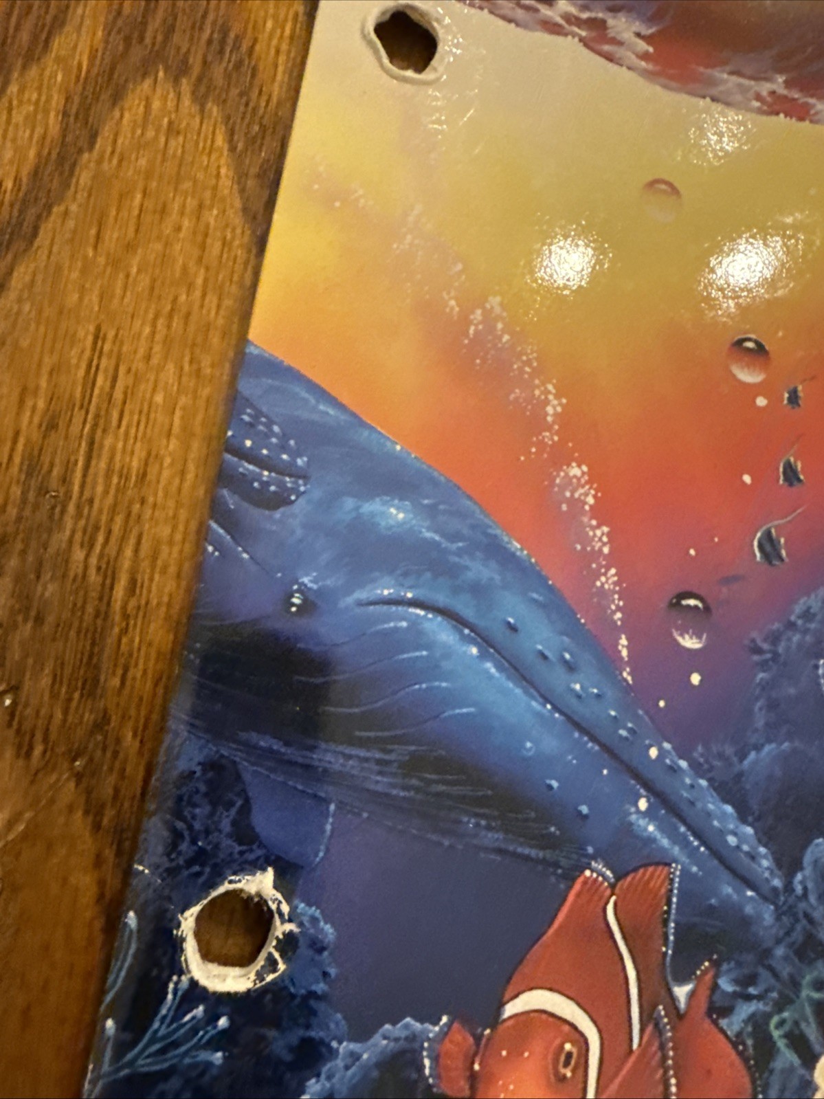 Vintage Christian Lassen 3 Ring Folder Dolphins Rainbow Infinite Way Made USA