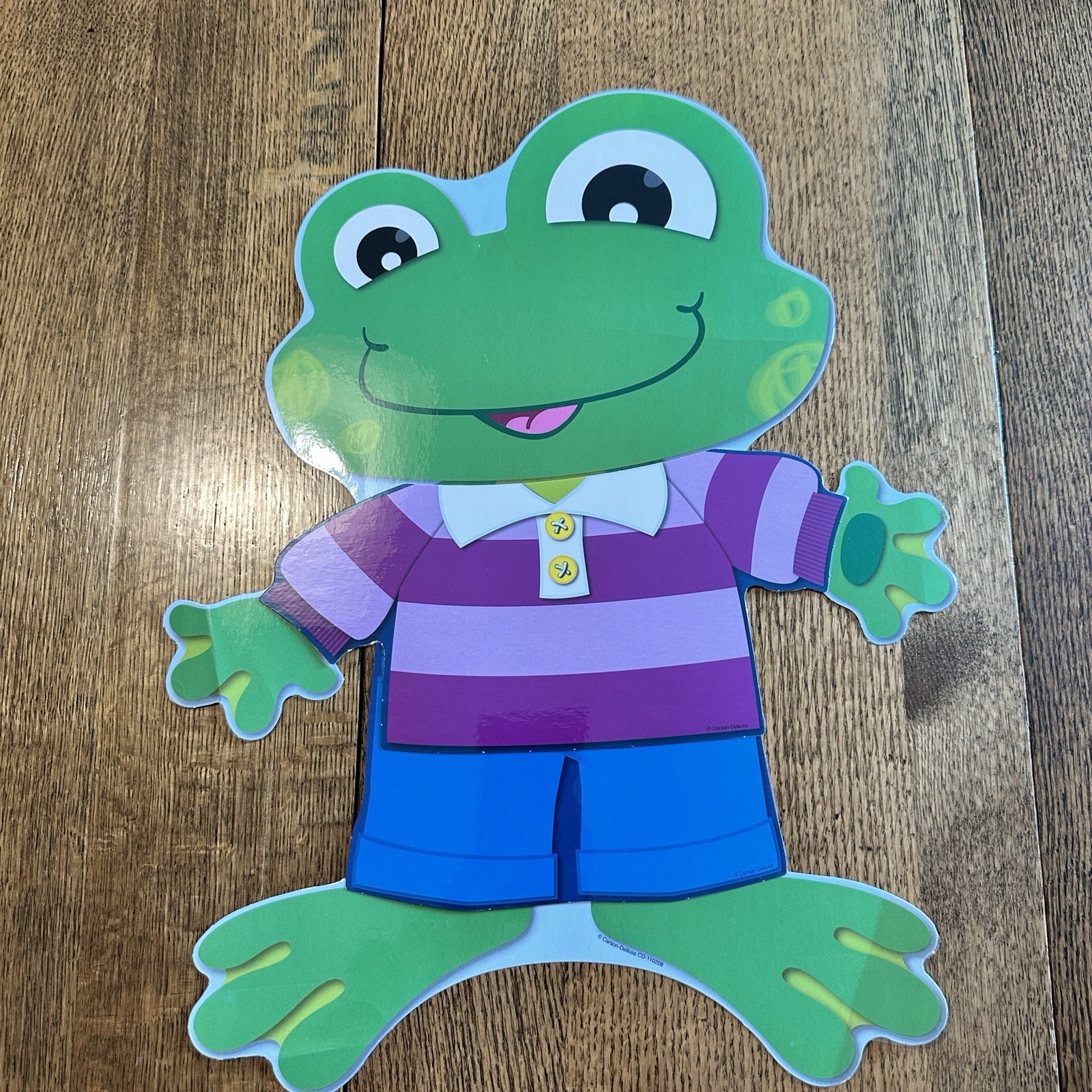 Carson Dellosa Funky Frog Weather Dress Up Bulletin Board Set Calendar Classroom