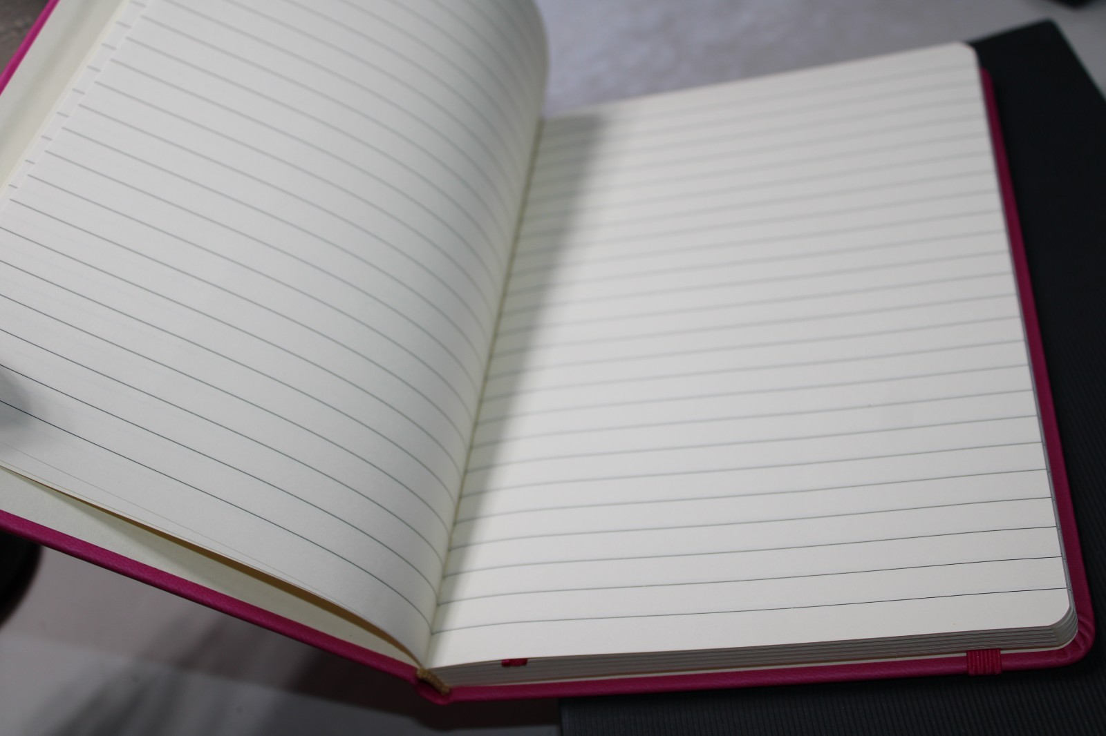 (2)Lined Journal Notebook MODSEL 150 Pages Hardcover Faux Leather A5 Pink