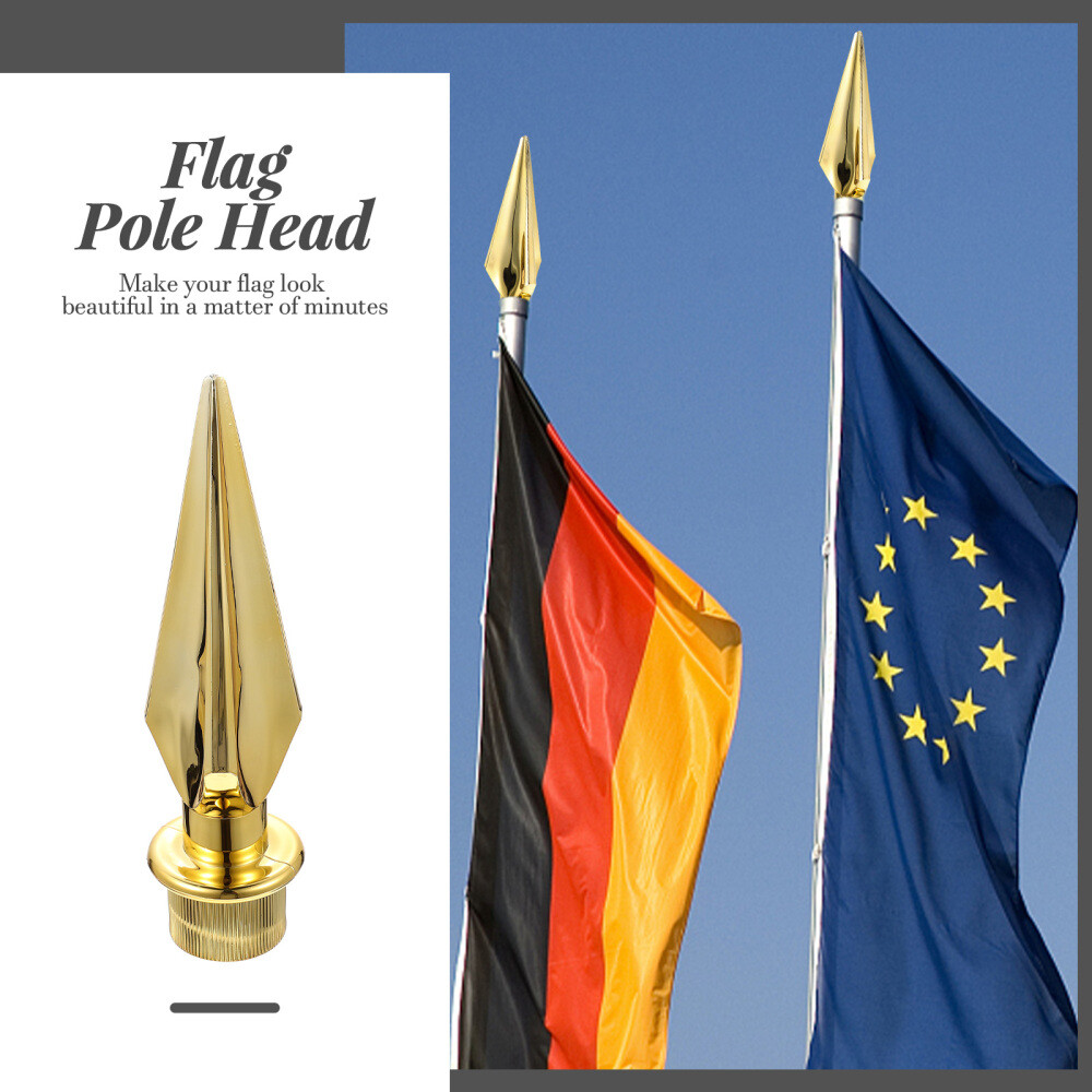 Flag Pole Topper Replacement Ball Flagpole Head Out Door Decor Indoor