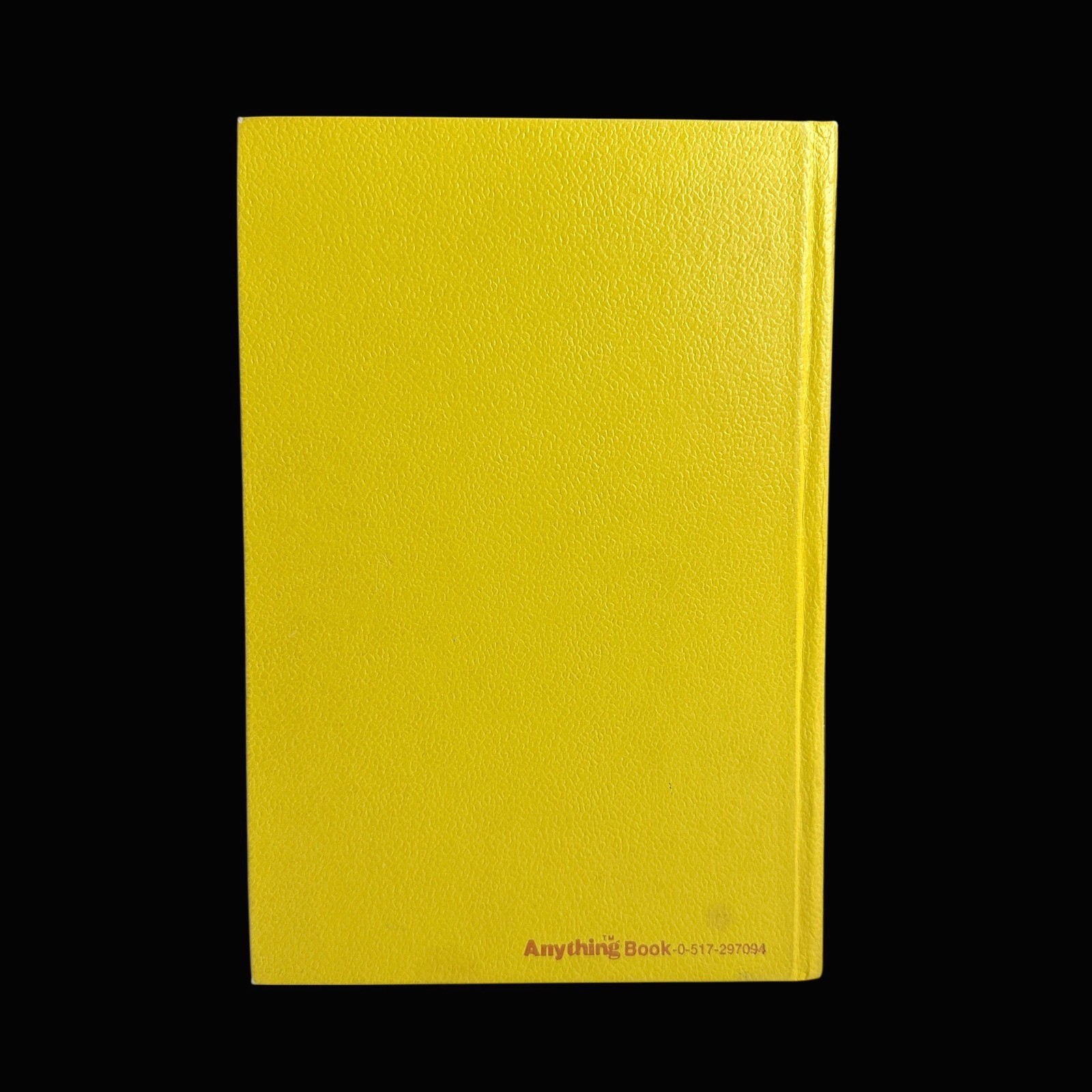 Vintage ~ Favorite Recipies ~ Anything Book ~Blank Journal Yellow Hardcover